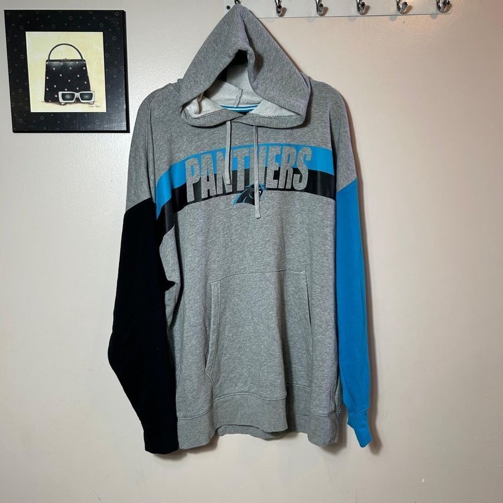 Nike Gray and Blue Hoodie